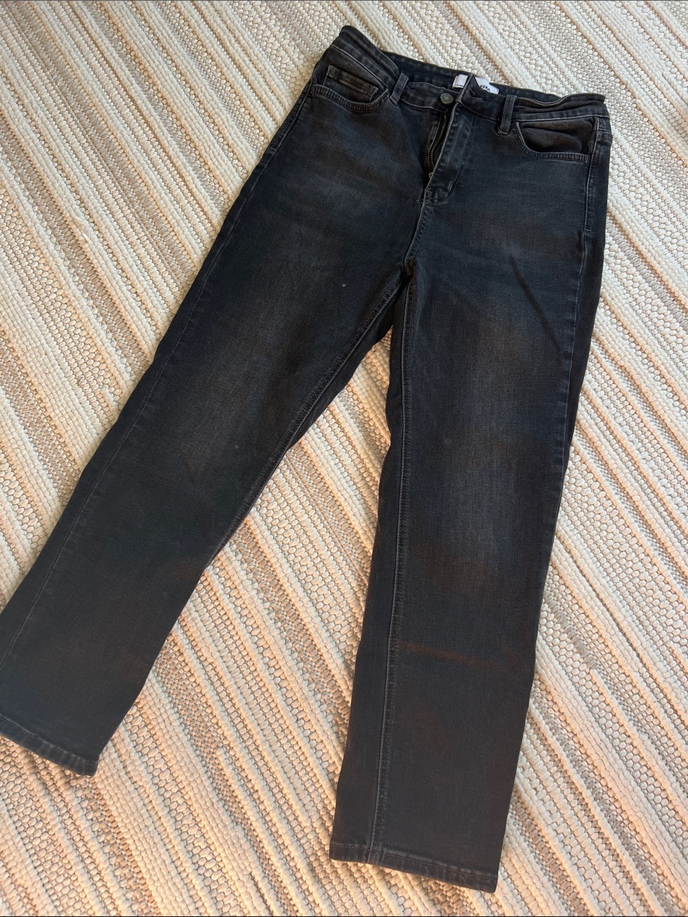 Women's Straight Black Jeans - Sleek Everyday Style